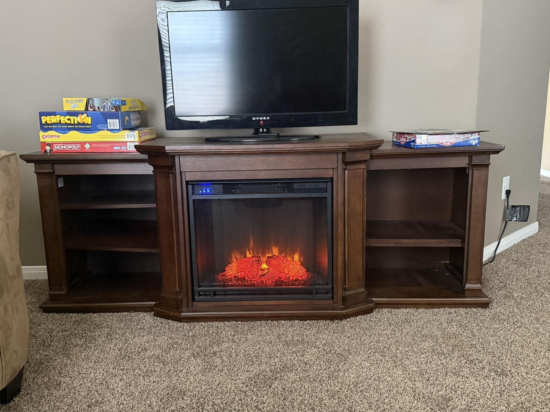 Electronic Fireplace/TV Stand
