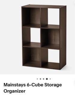 Mainstays 6-Cube Storage Organizer
