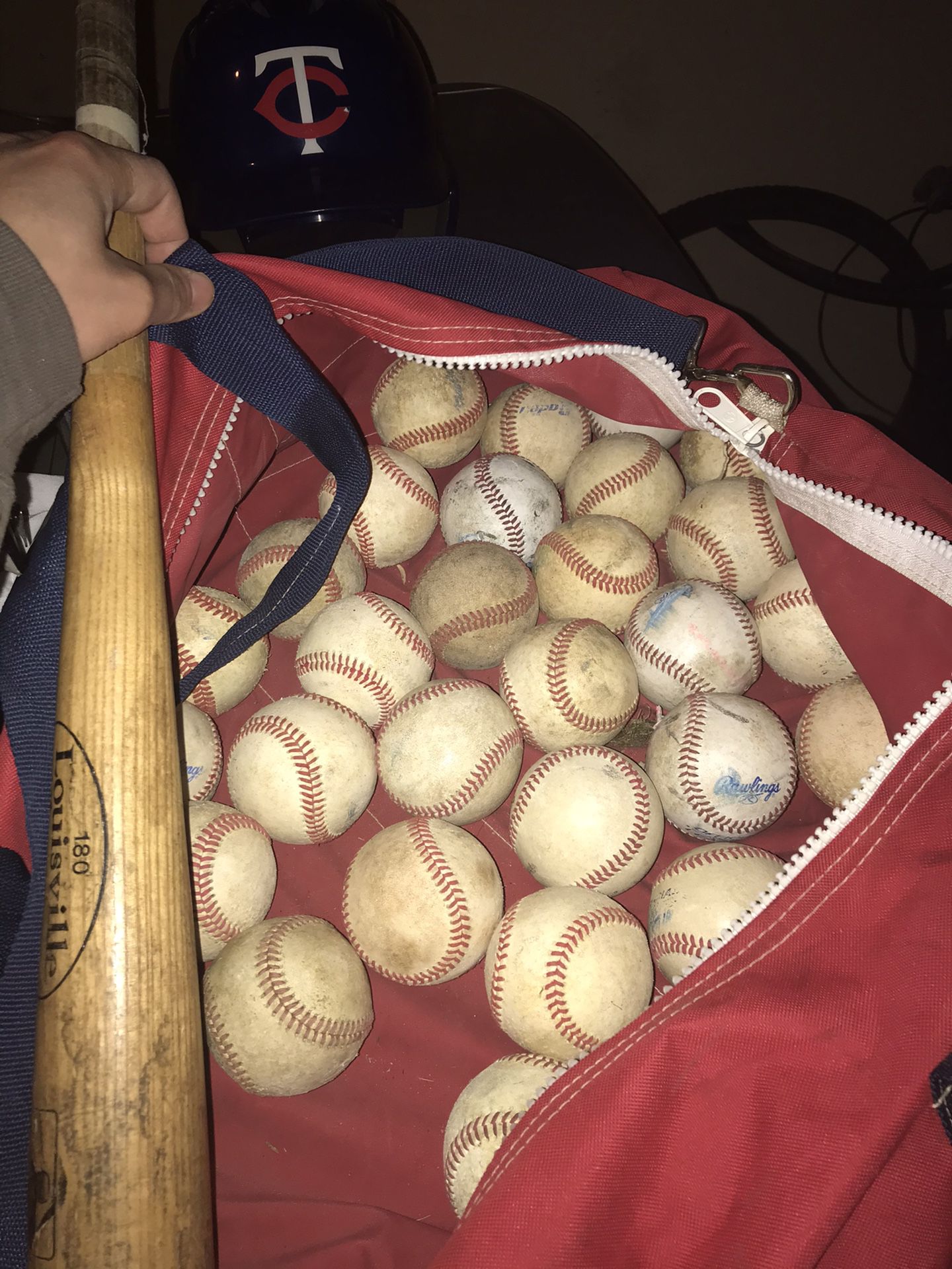 Big Bag Of Baseball Stuff.