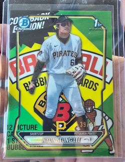 2026 Bowman Chrome Hyun Seung Lee Bowman 1st Packfractor Variation /89 Pirates