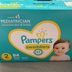 Pampers Swaddlers Diapers Size 2 