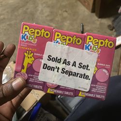 Pepto Kids Chewables 3pk 24 tablets