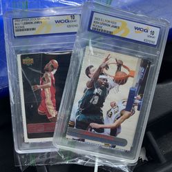 Lebron James Rookie Card 2 Lebron James Graded 10 Rookie Cards $1000 Pick Up Will Also Ship Through Cash App Or Pay Pal