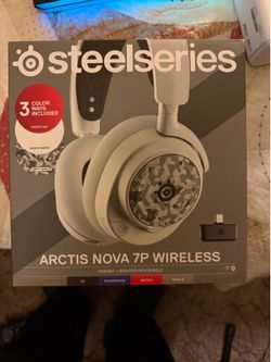 SteelSeries Exclusive Nova 7 Headset with Booster Pack: USB-C Wireless Bluetooth