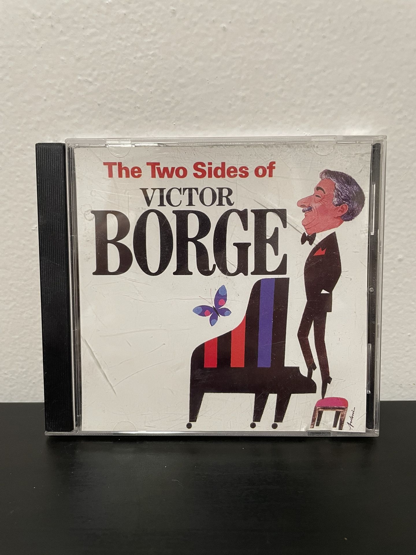 The Two Sides Of Victor Borge CD Album Live Comedy Comedian Vintage 1998