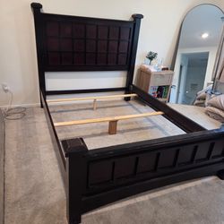 Queen Size Bed Frame - Tall Headboard
