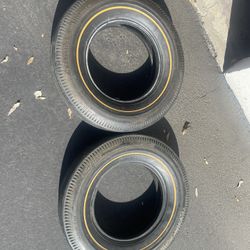 BF Goodrich Silver town Gold line Tires 775/15 (2) 0nly 