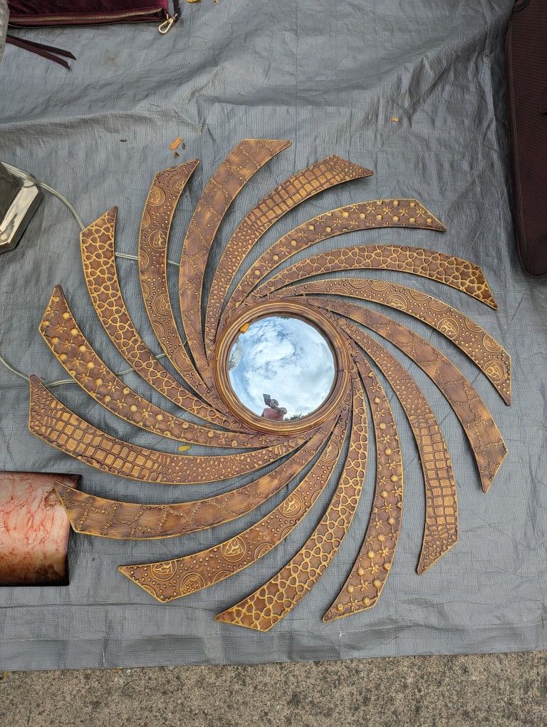 Wall Art Sun Mirror