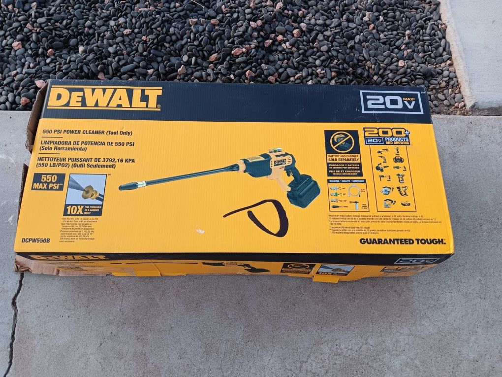 POWER CLEANER DEWALT TOOL ONLY