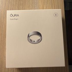 Brand New Oura Ring Gen 4 – Size 8 (Silver) – Unopened Box!