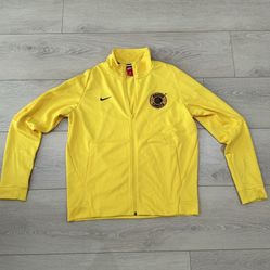 Kaizer Chiefs Nike Yellow Zip-Up Jacket/Hoodie Size L
