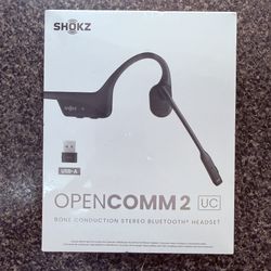 Shokz OpenComm 2 UC Bone Conduction Bluetooth Headset