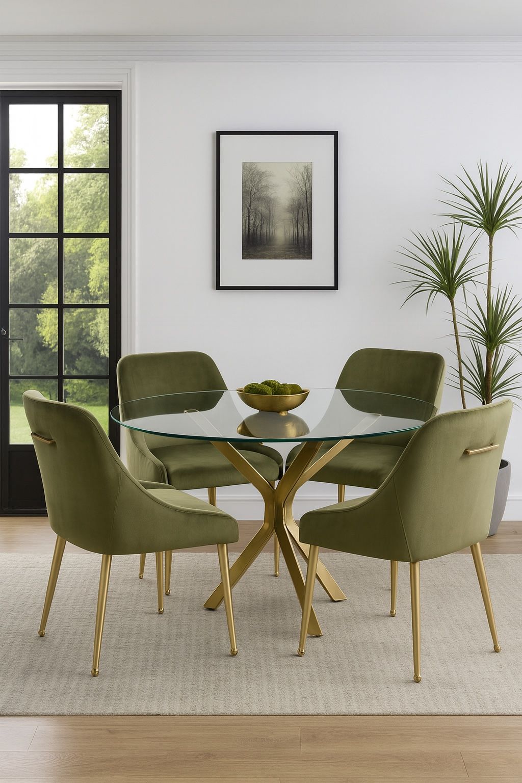 OLIVE GREEN dining table πππ
