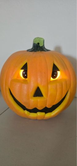 Vintage 1997 Gemmy Animated Talking & Light-Up Jack-O-Lantern Halloween Decor