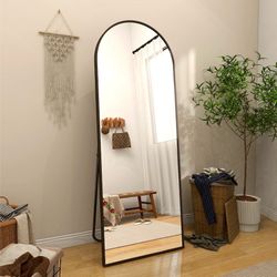 MIRROR - 70 x 32 Full Length Arch Mirror with Stand 70x32