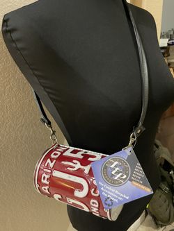 recycled license plate purse