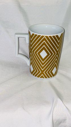 Starbucks made in Germany coffee/Tea cup with Geometric Pattern