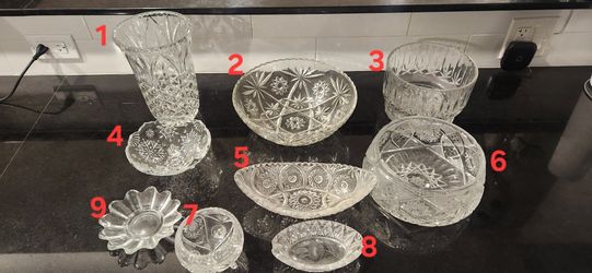 Vintage Crystal Bowls