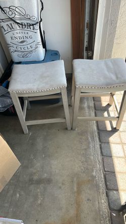 Two pieces of stool