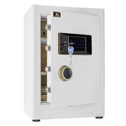 TIGERKING Heavy Duty Security Home Safe, Digital Safe Box- 2.05 Cubic Feet, White