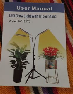 LED Grow Light With Stand