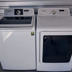 Samsung Large Capacity Top Load Washer And Dryer Free Delivery 90 Day Warranty 