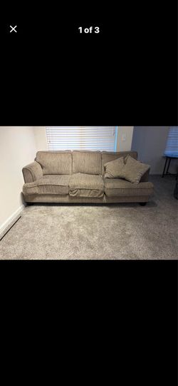 Tan/Brown Couch