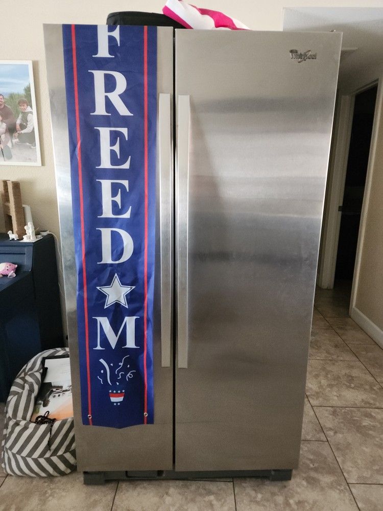 2014 WHIRLPOOL SIDE BY SIDE REFRIGERATOR