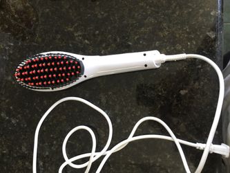 Hair straightener comb