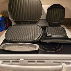 2 George Foreman Grills