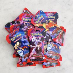 Pokemon Destined Rivals DR Booster Packs Sleeves New Sealed Authentic Trading Cards Scarlet & Violet Expansion TCG