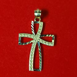 10kt Gold Cross Pendant 