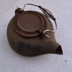 Antique Cast Iron Tea Kittle 