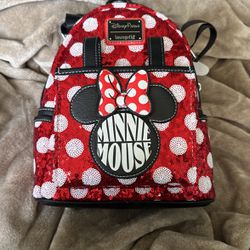 Minnie Mouse Sequins Loungefly Backpack