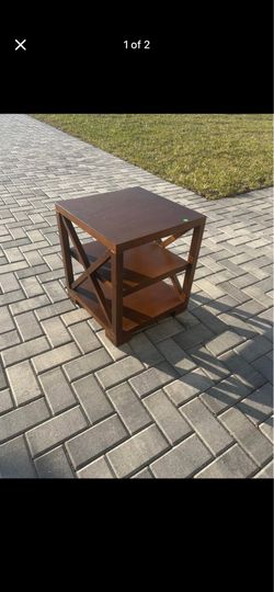 2 Wooden End tables