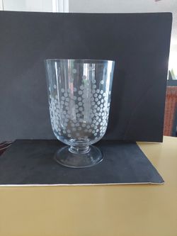 Very Large Ornamental Glass Vase