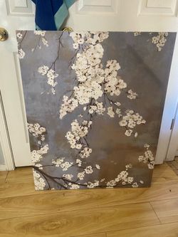Large Cherry Blossom Canvas Wall Art