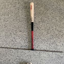 Velo Rawlings Wooden Bat, 29 Inches 