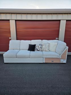 Off-White Sectional Sofa Pieces / Free Delivery