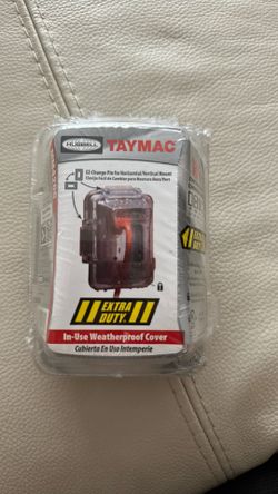 Hubbell 1-gang Weatherproof extra duty outlet cover