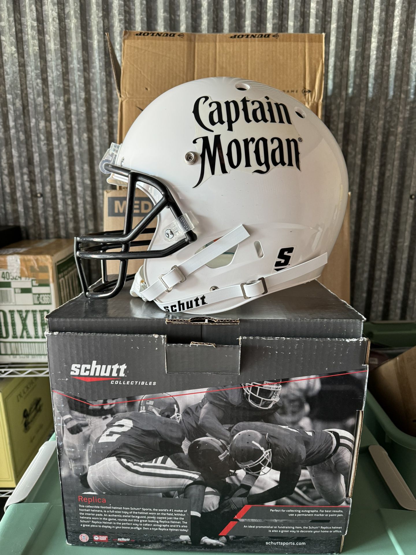 Brand New! Captain Morgan Collectibles Football Helmet (Message For More Items)