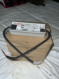 11 Mean Well HLG-80H-24 LED driver. Power supply for LED lighting