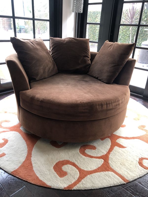 Z Gallerie Swivel Cuddler Chair For In Long Beach Ca Offerup Z Gallerie Swivel Cuddler Chair
