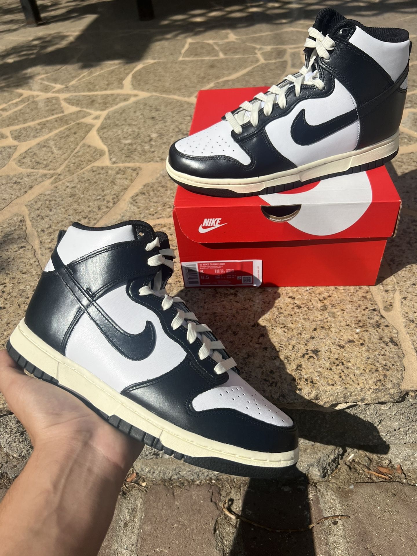 Nike Dunk High Vintage Black White Panda Size 8W / 6.5M