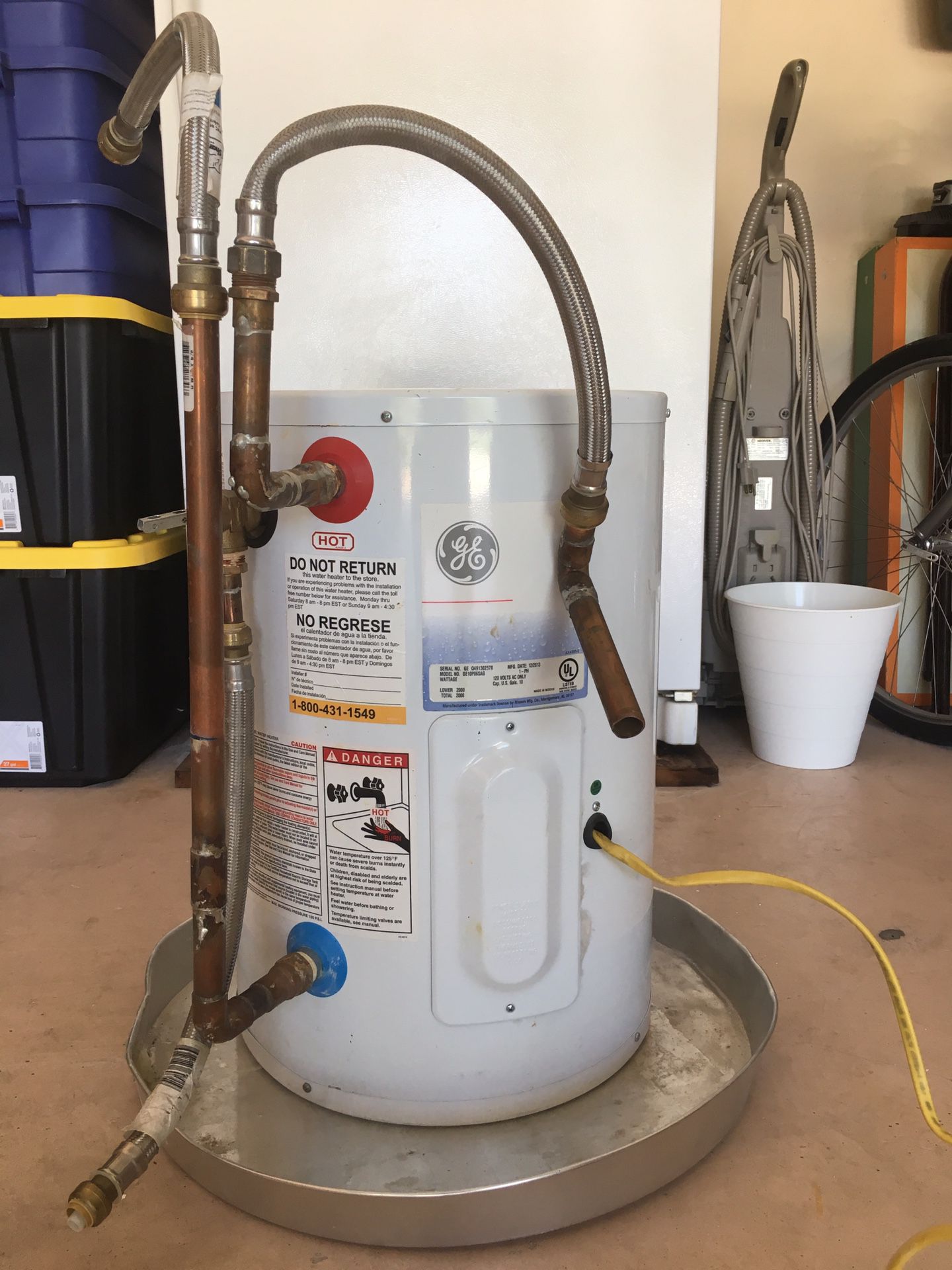 10 Gallon GE Water Heater