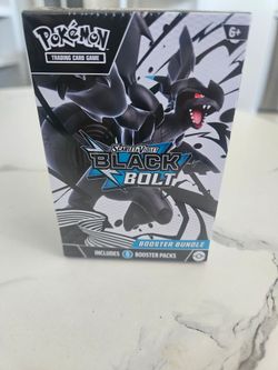 Pokemon Black Bolt Booster Box 6 pack