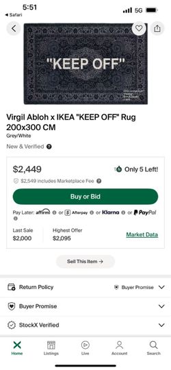 Off white rug
