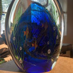 Glass Art Sculpture 