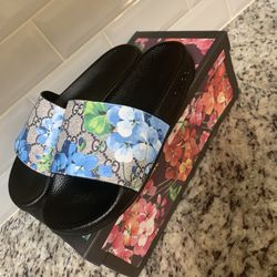 NEW GUCCI SLIDES!!!