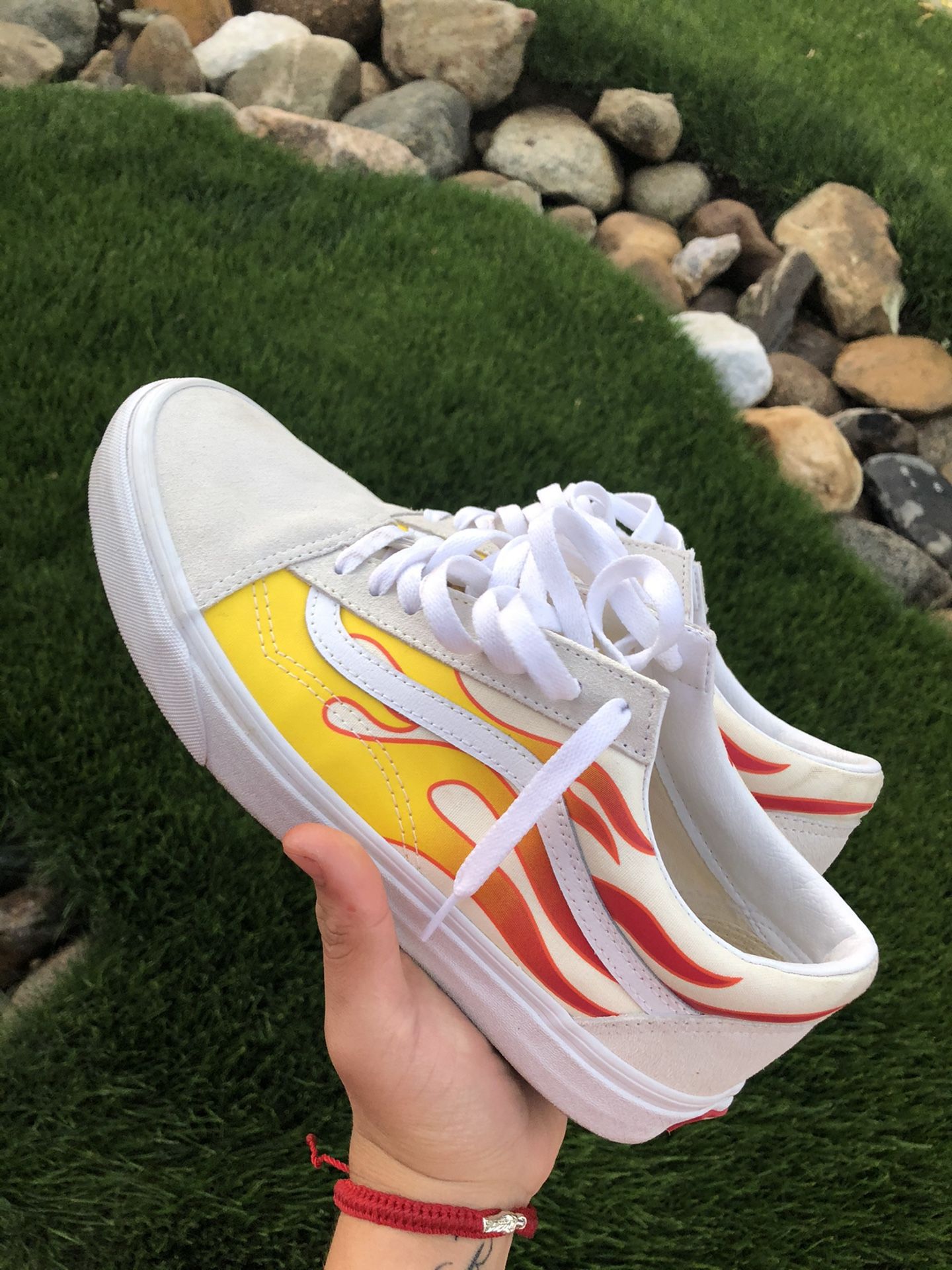 Vans mens flamed old skool new mens